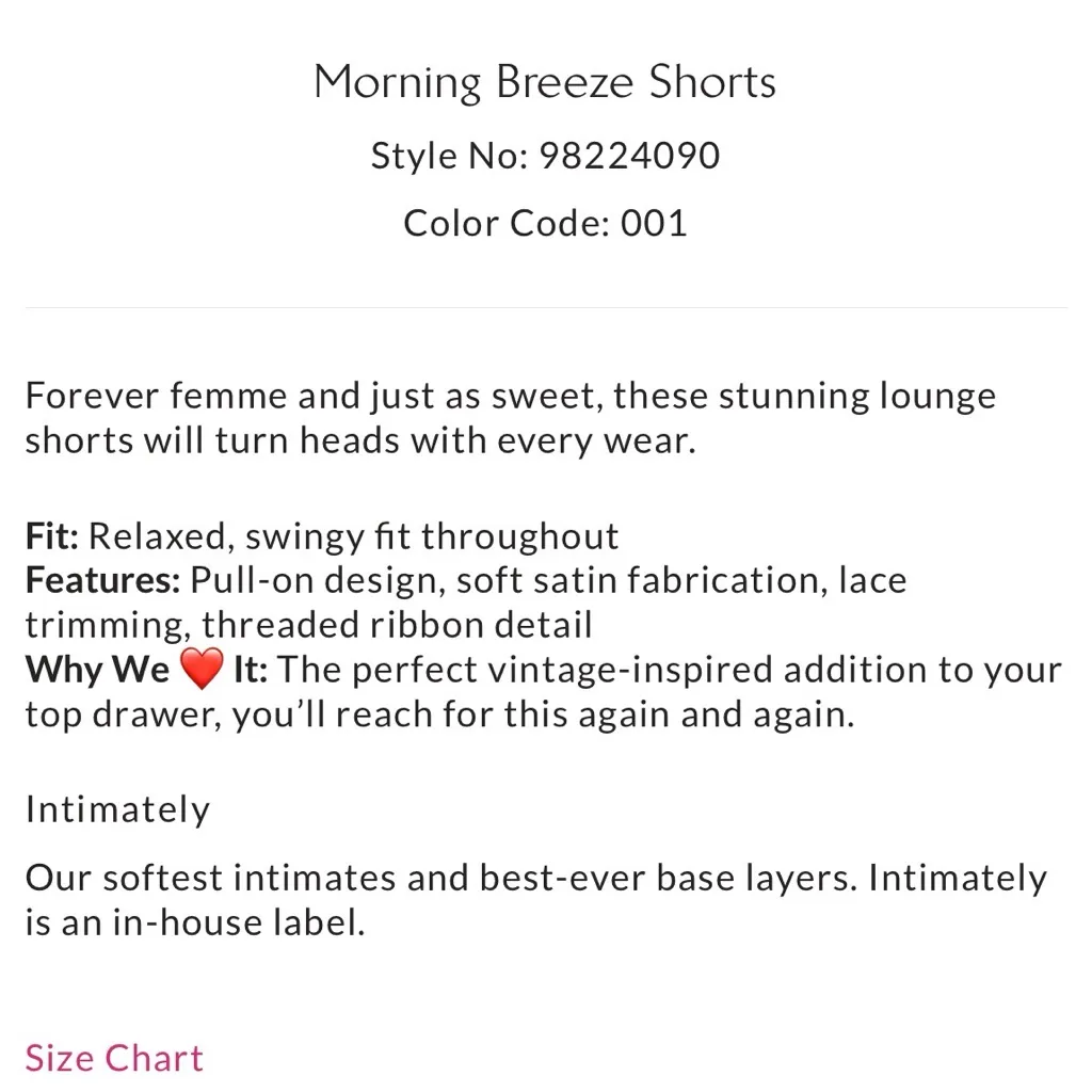 Free People Intimately Morning Breeze Shorts in Black Size XL - Image 5