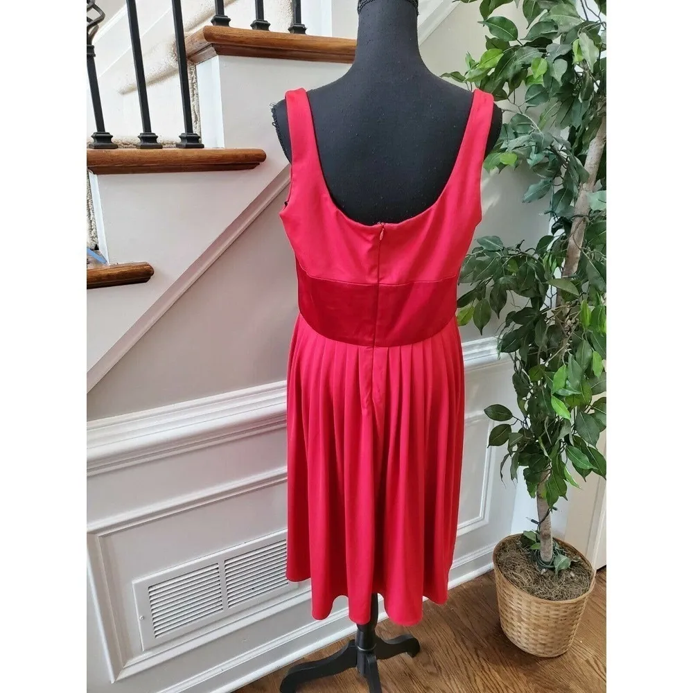 Suzi Chin For Maggy Polyester Scoop Neck Dress - Image 7