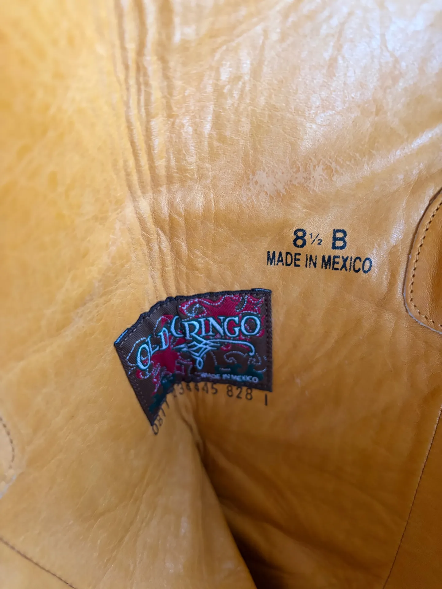 Old Gringo Western Boots Vintage Authentic Cowgirl Leather 8.5 B - Image 5