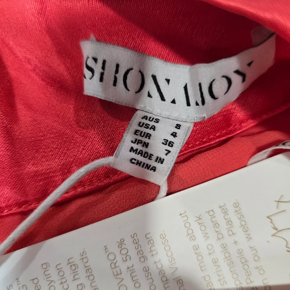 Shona Joy Lydie Tuxedo Trouser in Poppy Red - Image 9