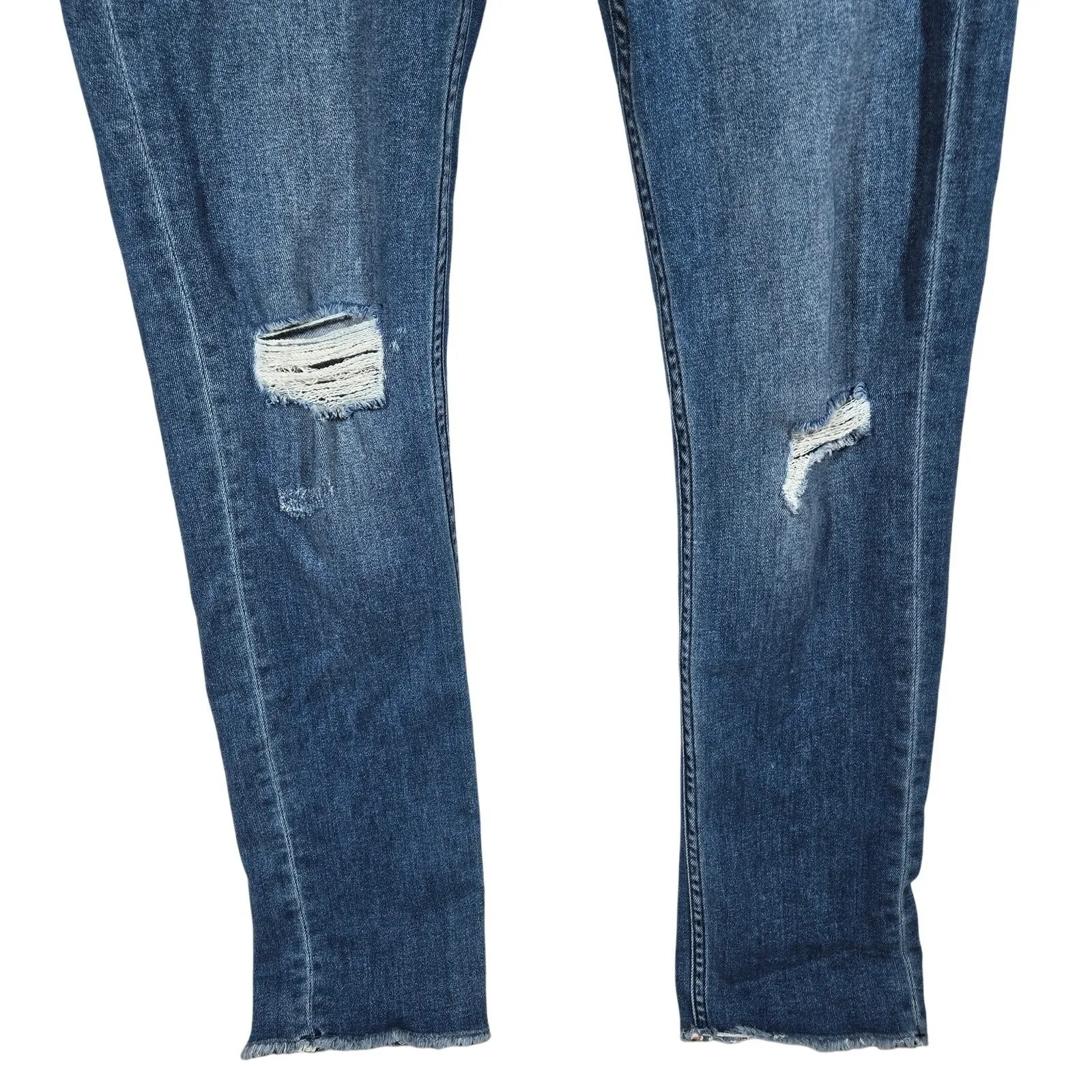VIGOSS Marley Skinny Jeans Women's Blue Distressed Frayed Hem Size 31‎ - Image 4
