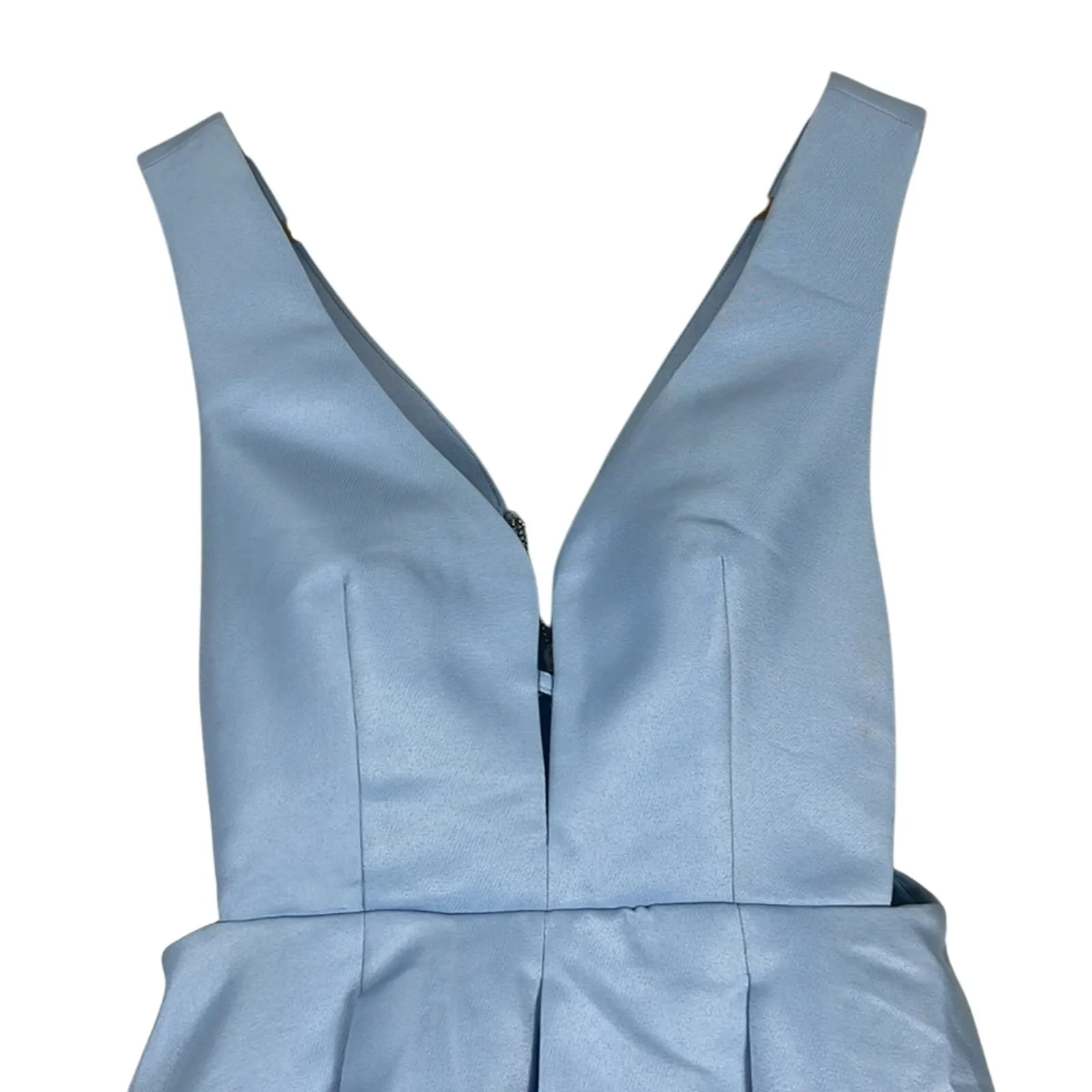 Lulus Skater Dress Womens XS Pastel Blue V - Image 5