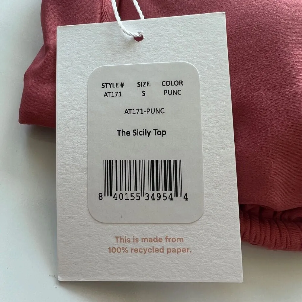 Andie Sicily Bikini Top Womens Small Punc FLAW - Image 6