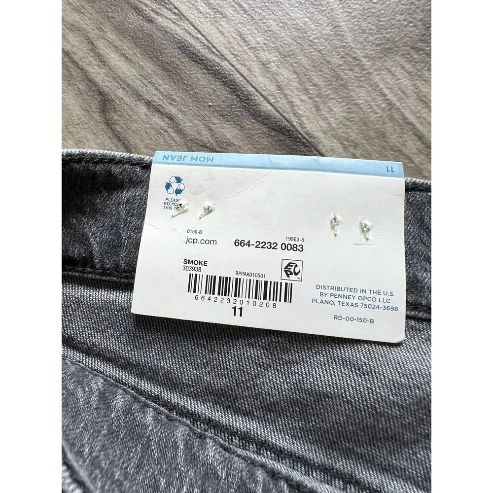 Arizona Jean Co Mon Jean Highest-Rise Semi - Relaxed Fit Womens Size 11 - Image 10