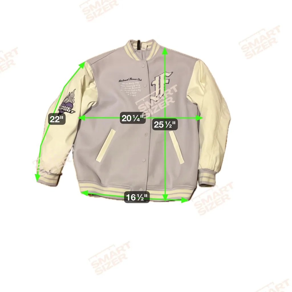 H&M Lavender and Cream Striped Collar Jacket - Image 9