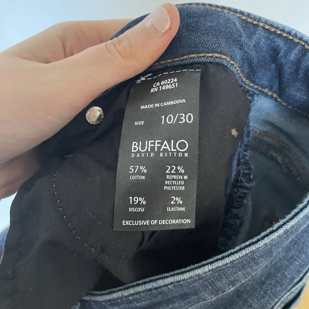 Buffalo David Bitton High-Rise Skinny Jeans Size 10/30 Dark Wash Denim pants - Image 8