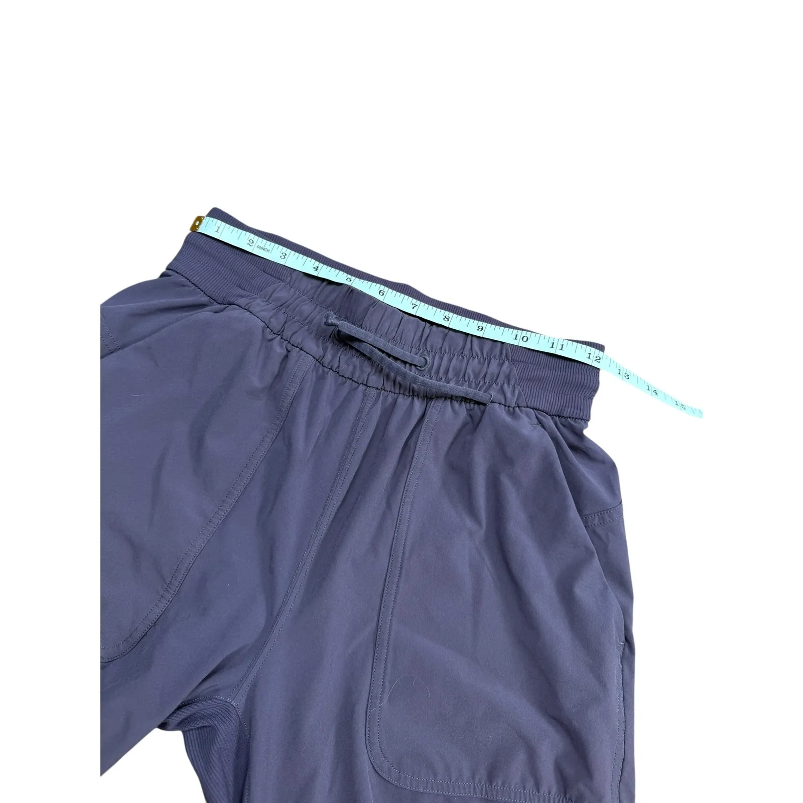 Lululemon Beyond The Studio Crop Pant Cadet Blue Size 4 - Image 9