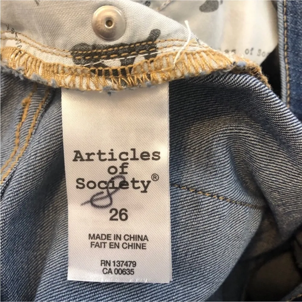 Articles of Society Hi-Rise Distressed Shorts - Image 3