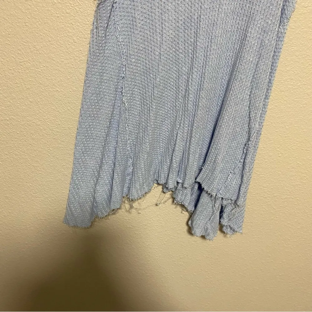 We the Free Slouchy Raw Hem Waffle Knit Tank - Image 7