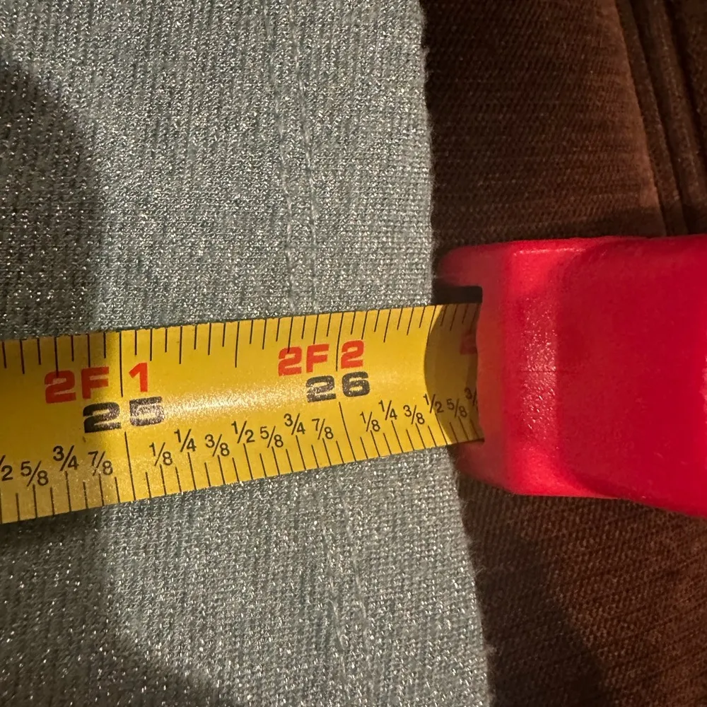 Liz Clarborne Light Blue Silver Metallic Blouse Boat Neck Sz 1X. Light material. - Image 12