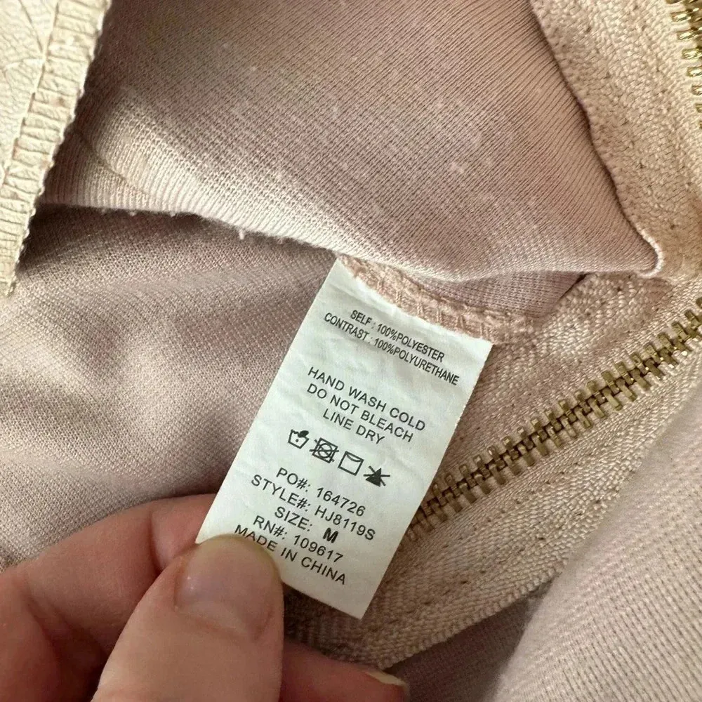 Shinestar Pink Jacket w/ Faux Leather Trim - Image 5