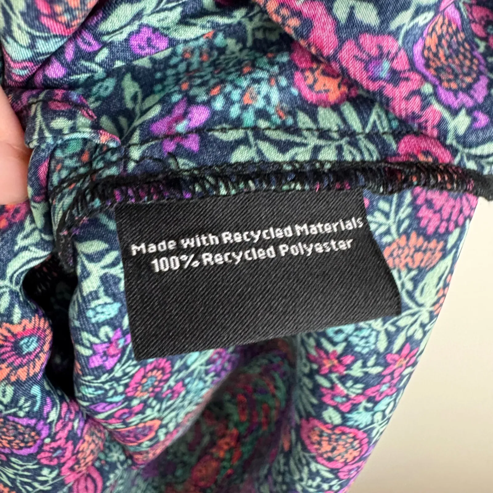 Summersalt The Silky Luxe Ruffled‎ Romper Sz Small Floral Cover Up Beachy Resort - Image 9