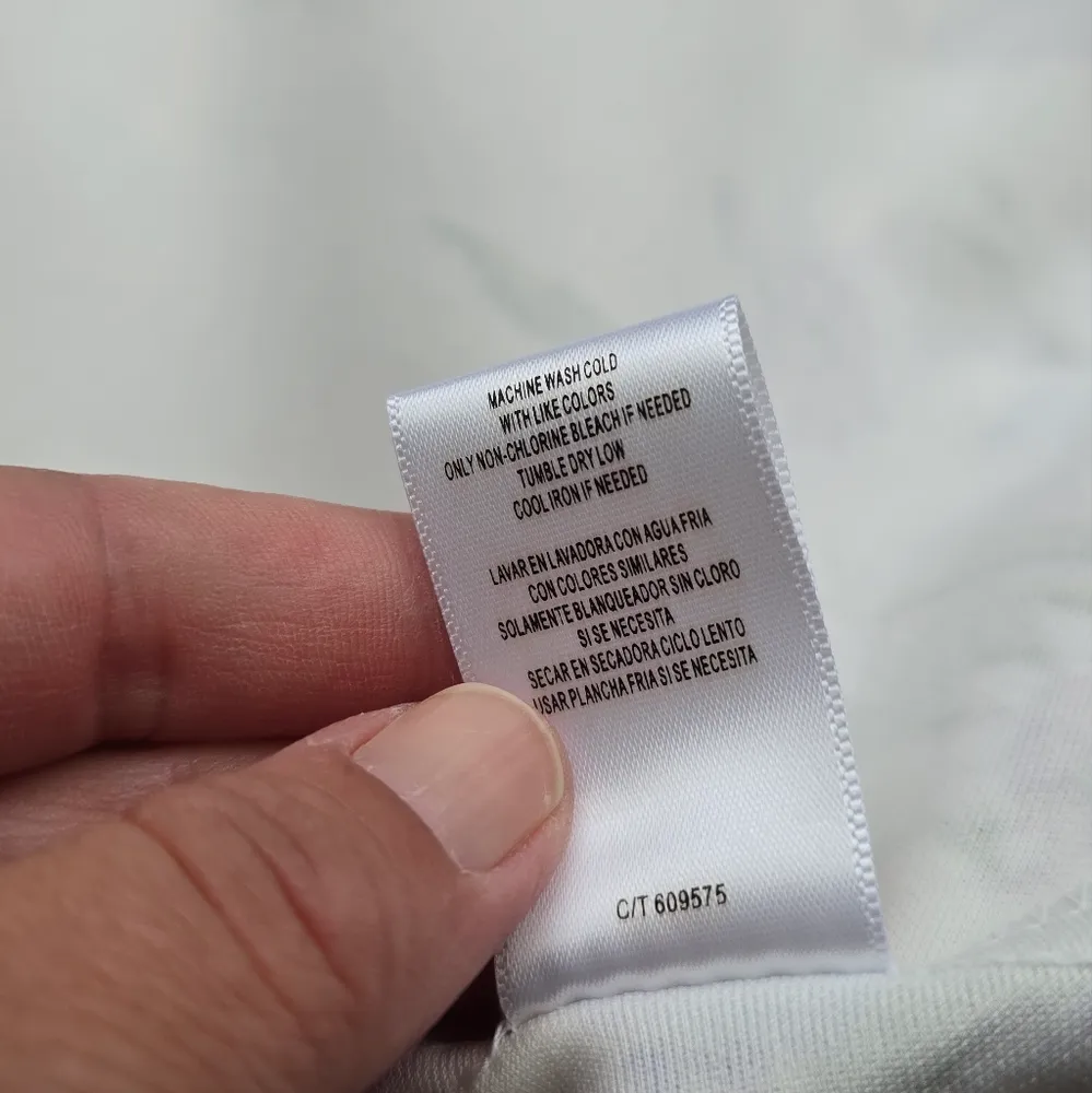 Danny & Nicole White & Purple Scuba Fit & Flare Floral Dress – Size 12 - Image 8