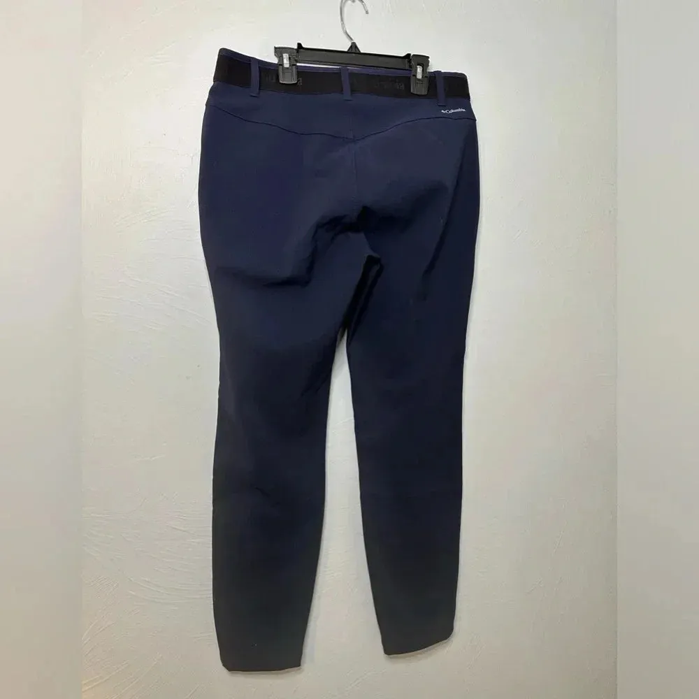 Columbia Mt Boulder Pants Women’s Size 12 Hiking Warm Navy Heavy Duty - Image 9