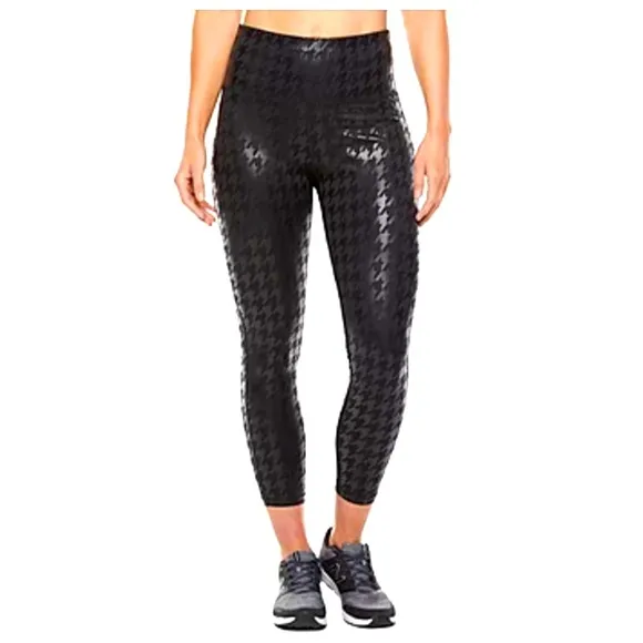 Xersion  Train Womens High Rise Quick Dry 7/8 Ankle Leggings - Image 4