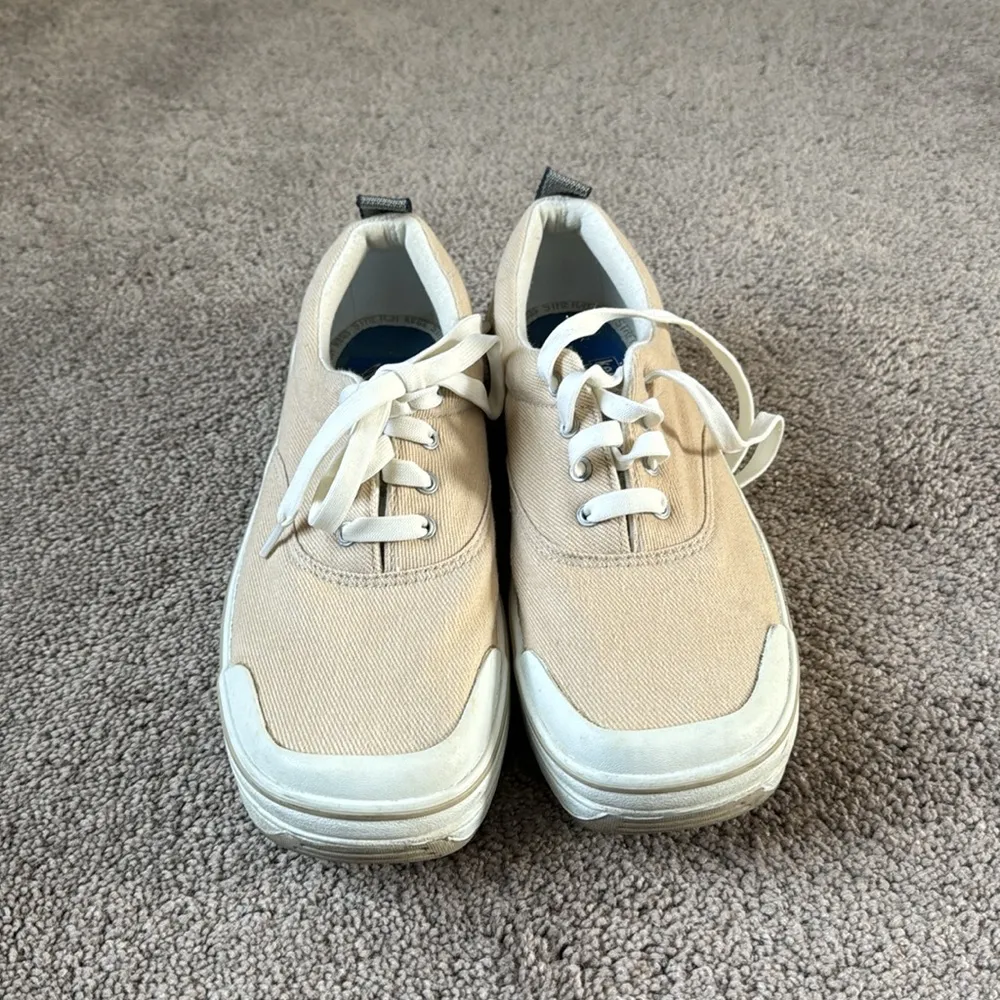 Keds Beige Stretch Shoes SIZE 8 - Image 2