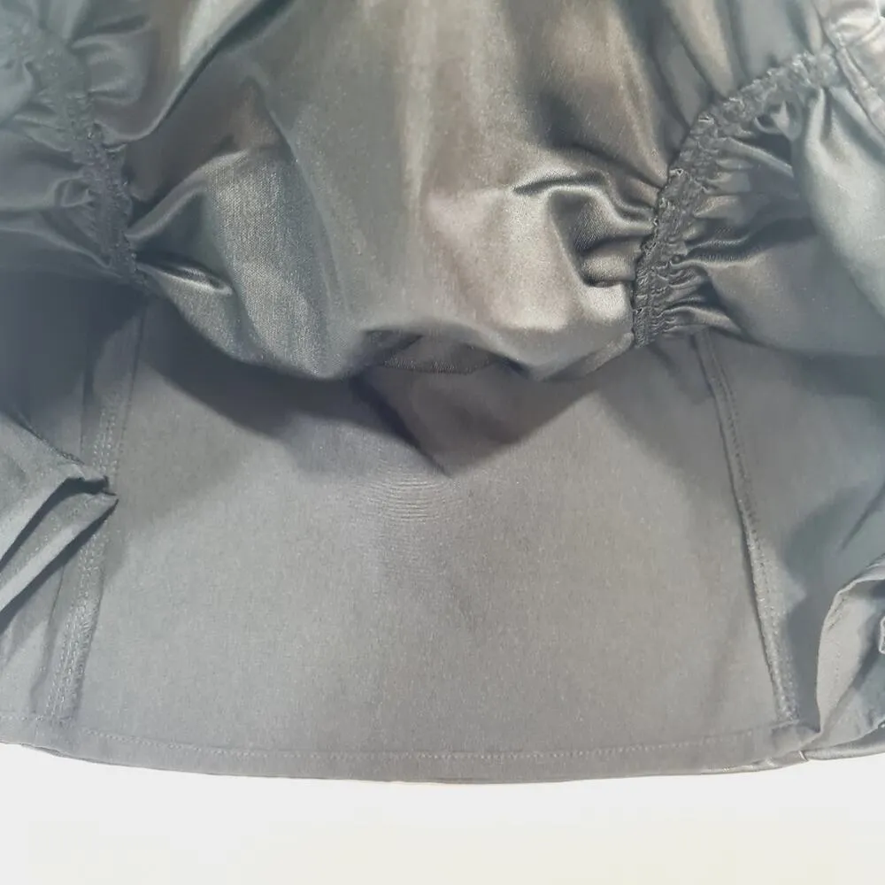 Superdown Lily Ruched Mini Dress in Black Large - Image 5