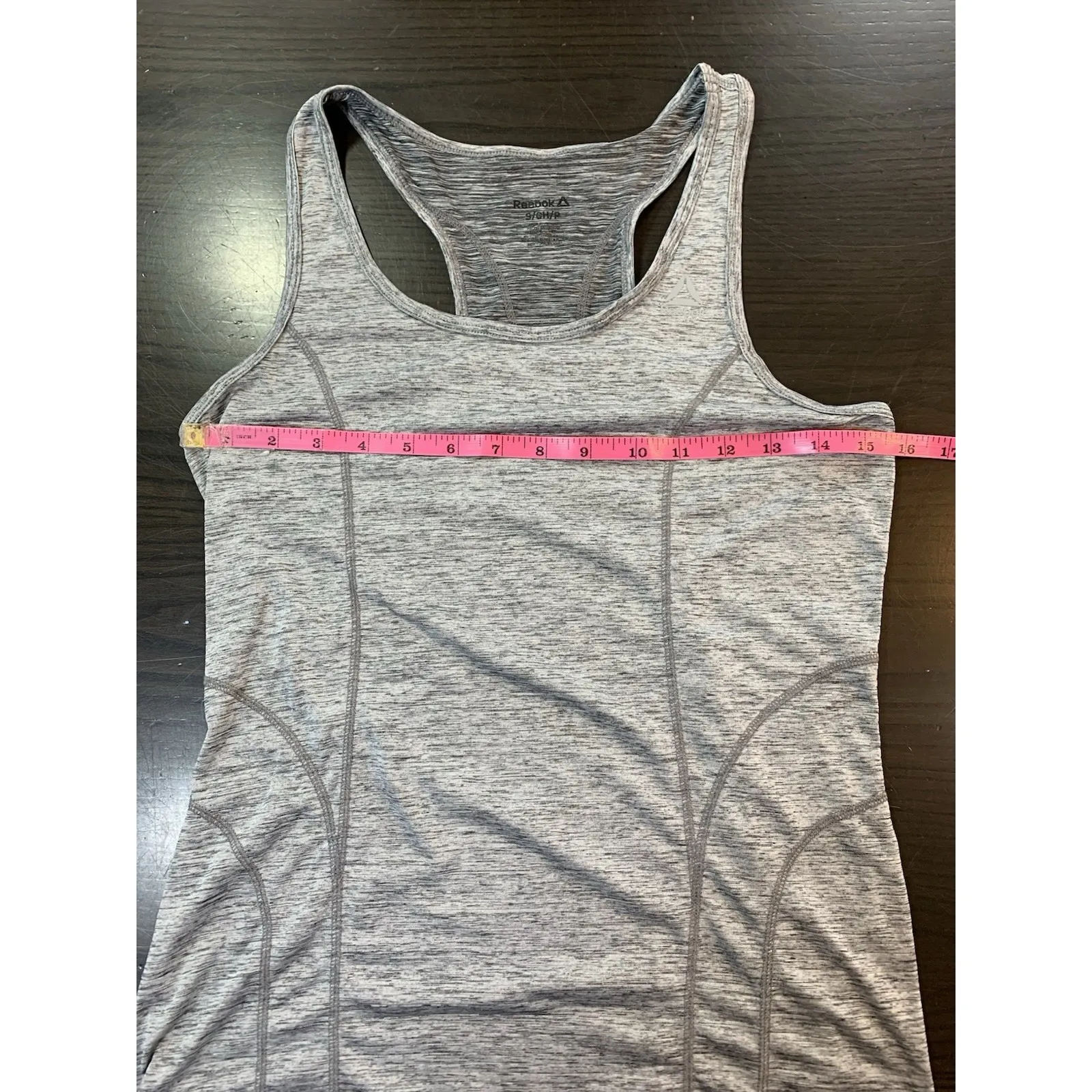 Reebok Training Racerback Dynamic Tank Top Gray Heather Womens‎ Small - Image 4