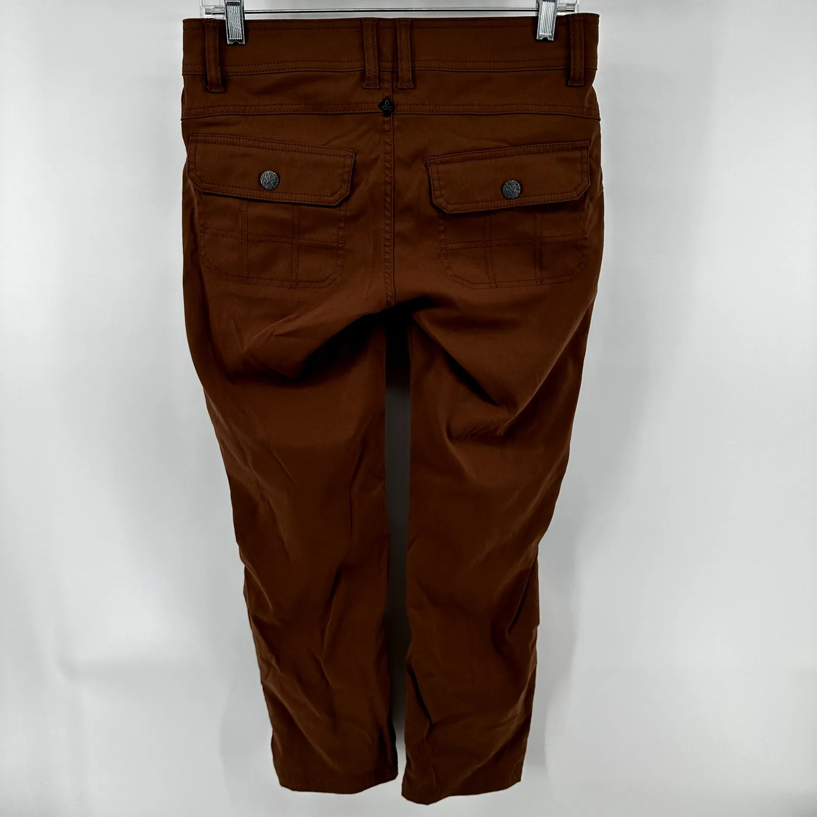 prAna Halle Pants Straight UPF 50 Stretch Zion Mid Rise Outdoor Hiking Brown 4 - Image 8