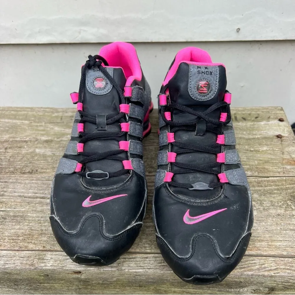 Nike Shox NZ LE Athletic Shoes - 636088 026 Black Pink Gray Women’s 11.5 - Image 2