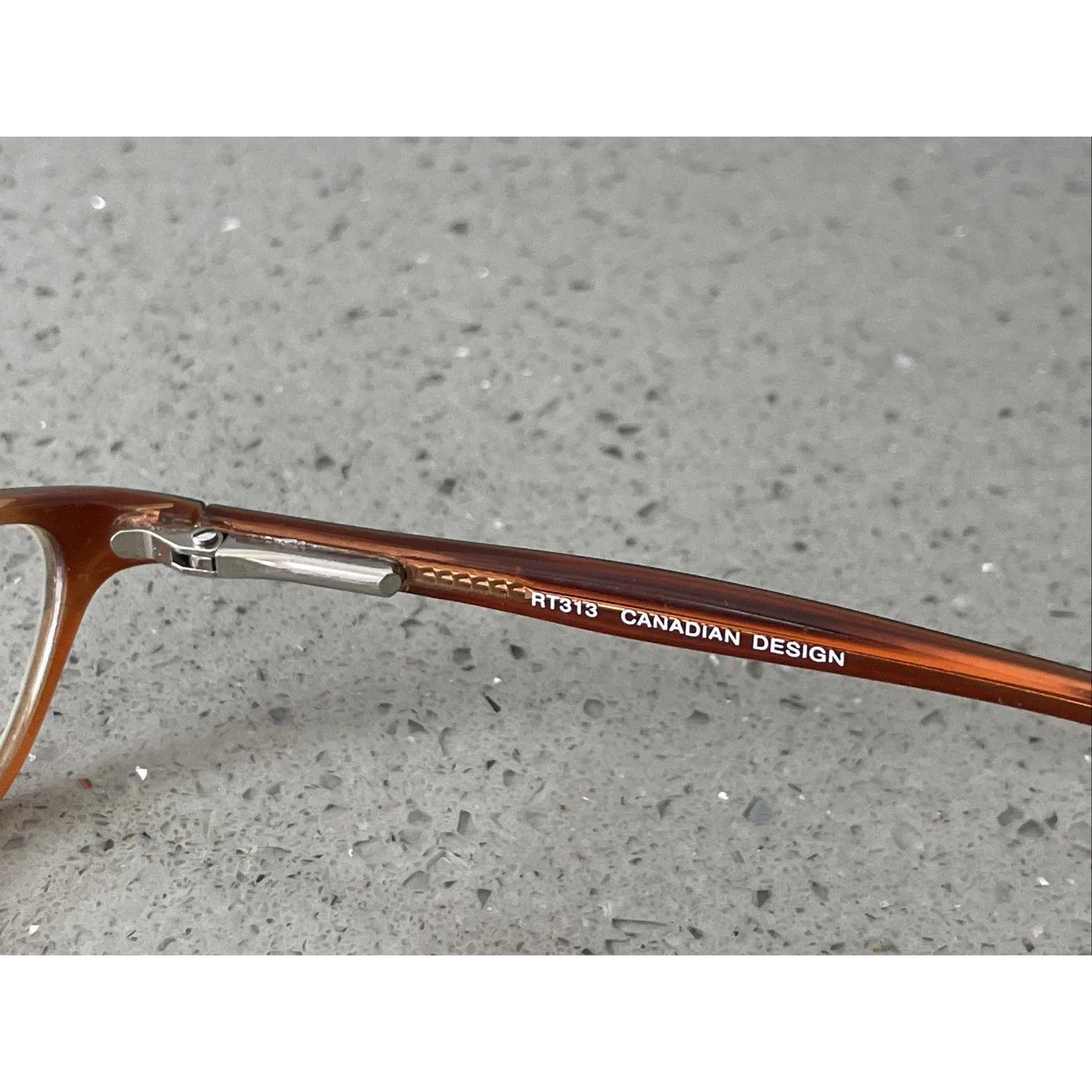 Roots Eyeglasses Frames ONLY RT313 Canadian Design Cinnamon 49-16-130 Black - Image 7