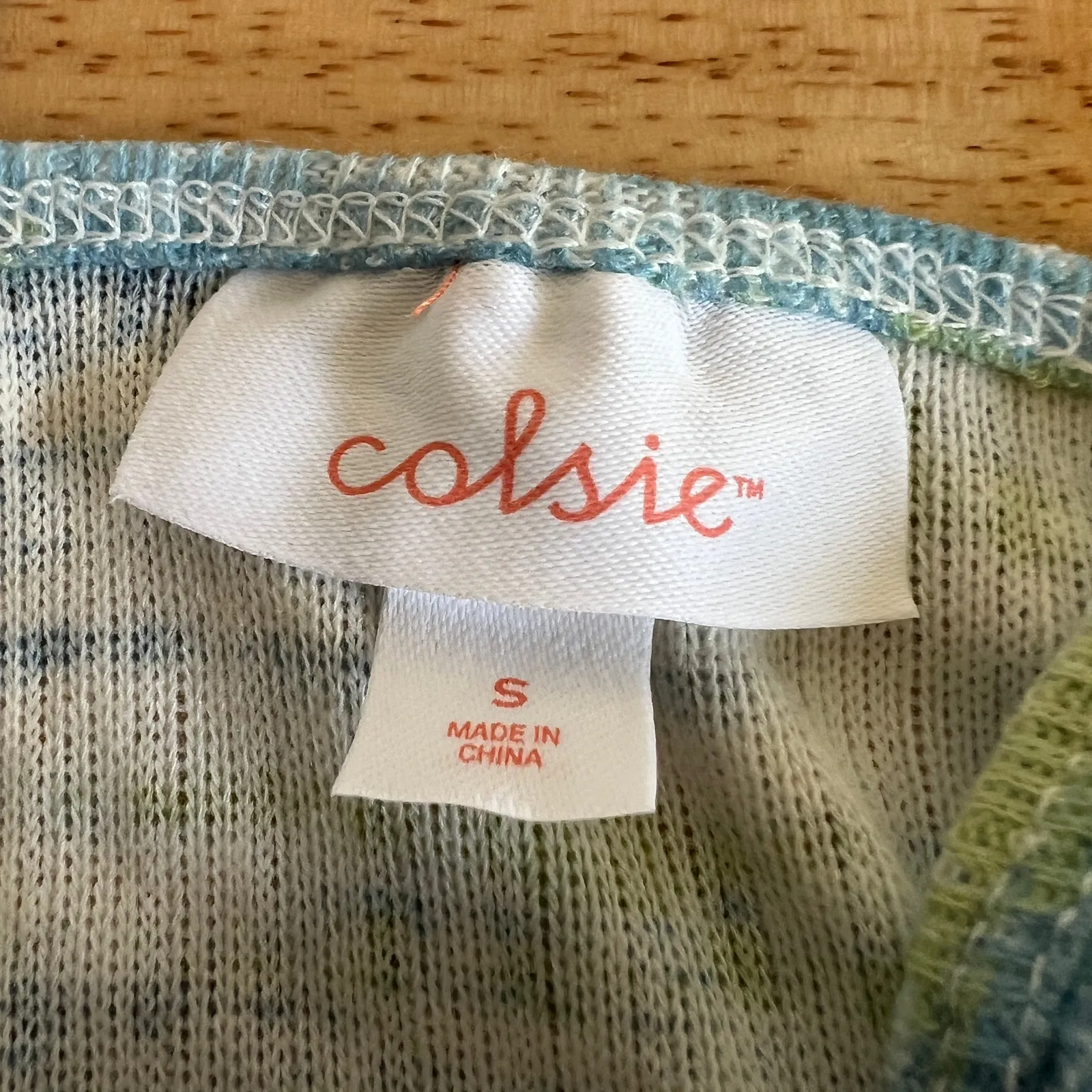 Colsie Women's Blue Space Dye Tank and Shorts Pajama Set - Image 2