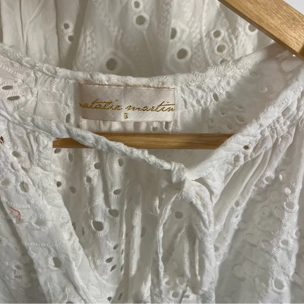 Natalie Martin White Eyelet Shorts Set - Image 9