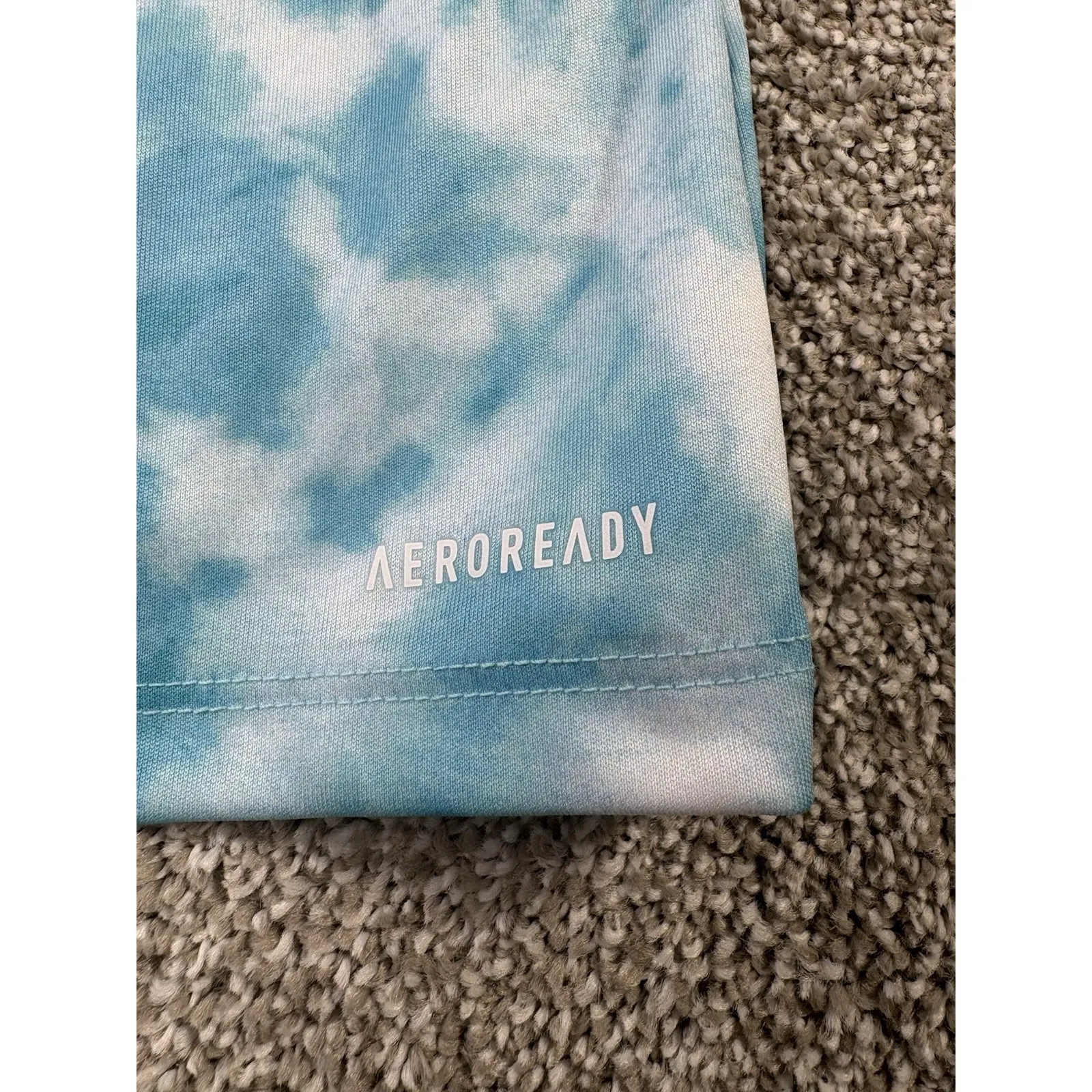 adidas aeroready Softball Tank Top Medium Blue Tie Dye "If Softball Was Easy .." - Image 7