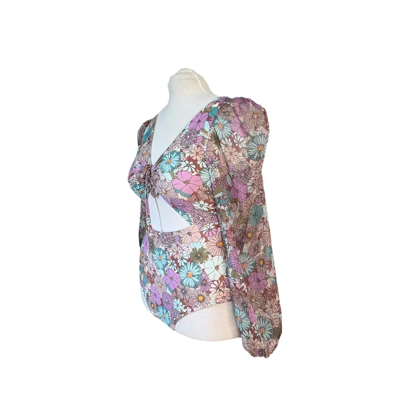 GabiFresh x Swimsuits for All Garden Dream Pink Floral Swimsuit‎ Swimwear 18 G/H - Image 2