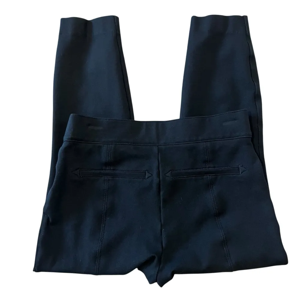 SPANX Pants Women’s Medium Cropped Black Ponte Slim Straight Pull On Stretch - Image 3