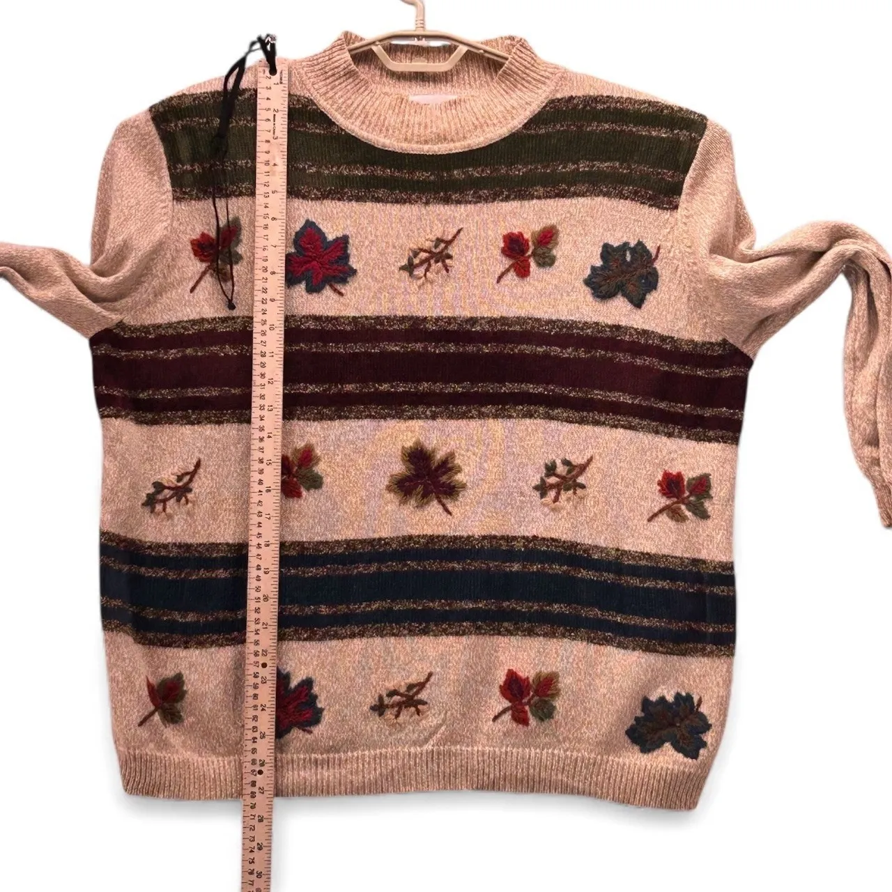 Alfred Dunner Vintage  Sweater 2X Beige - Image 11