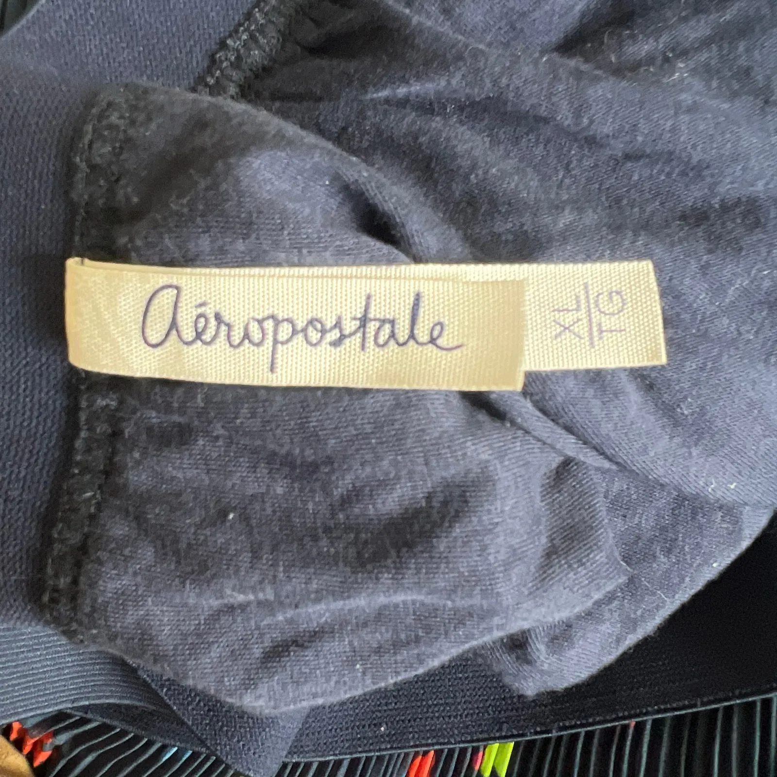 Aeropostale Mini Skirt Womens XL Blue Floral Boho Chiffon Mini Whimsy Maximalist - Image 6