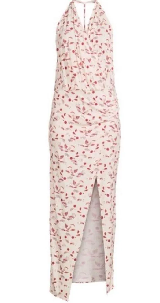 Free People Daria Graphic Maxi Dress in Ivory Combo Draped Tank Large NWT - Image 8