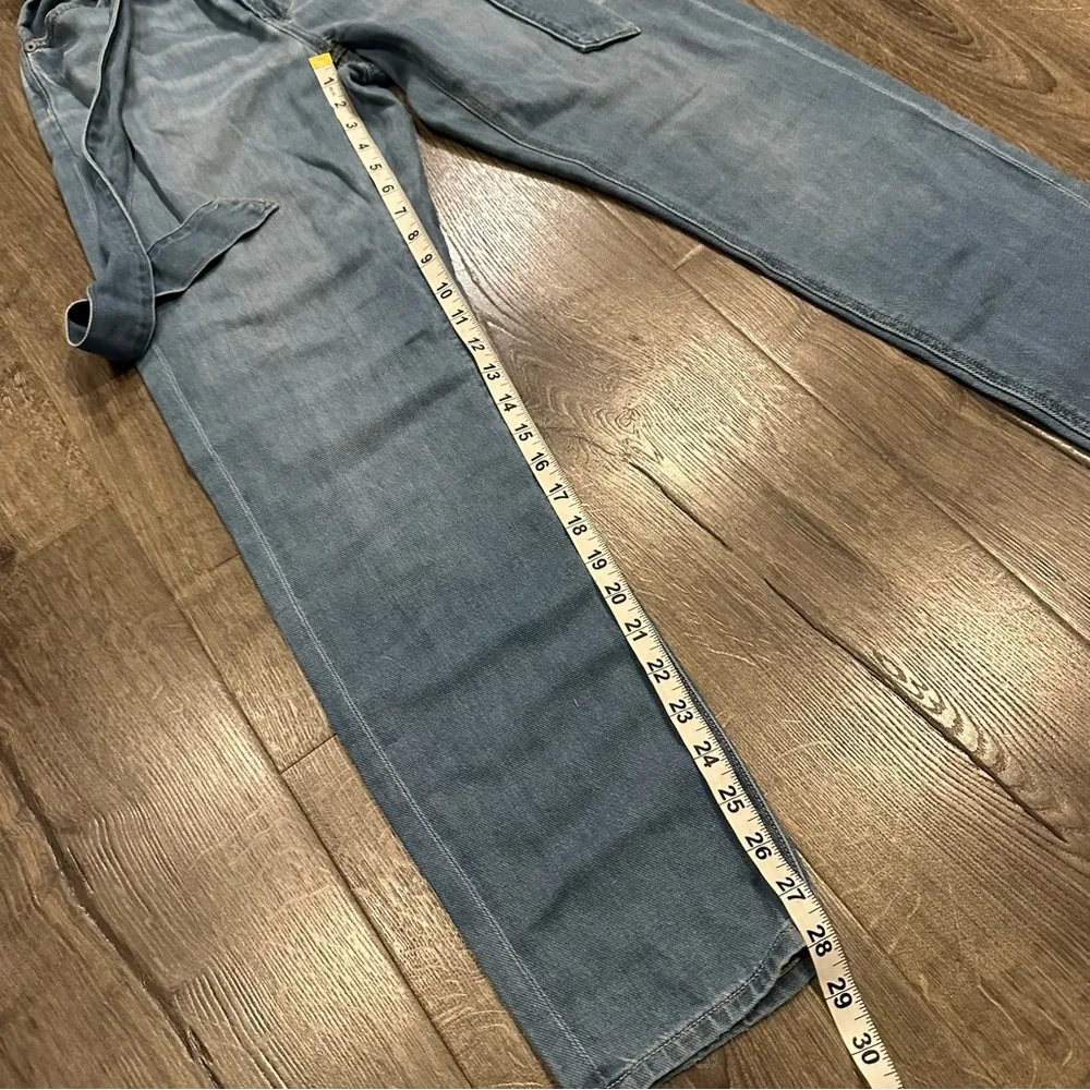 New American Eagle Jeans Womens Sz 0 Mom Straight Jean High Rise Denim Paperbag - Image 13