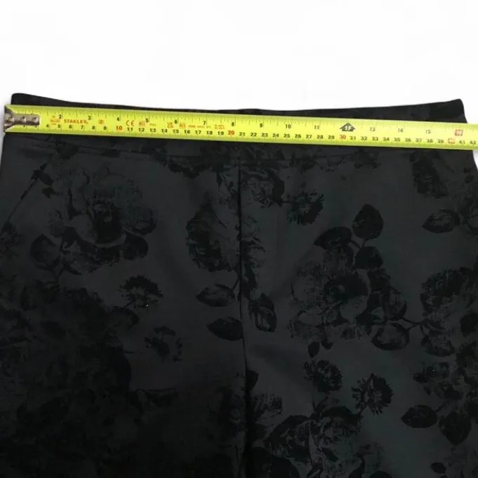 NWT Joseph Ribkoff women’s Black Floral Skinny Pants Size 12 - Image 6