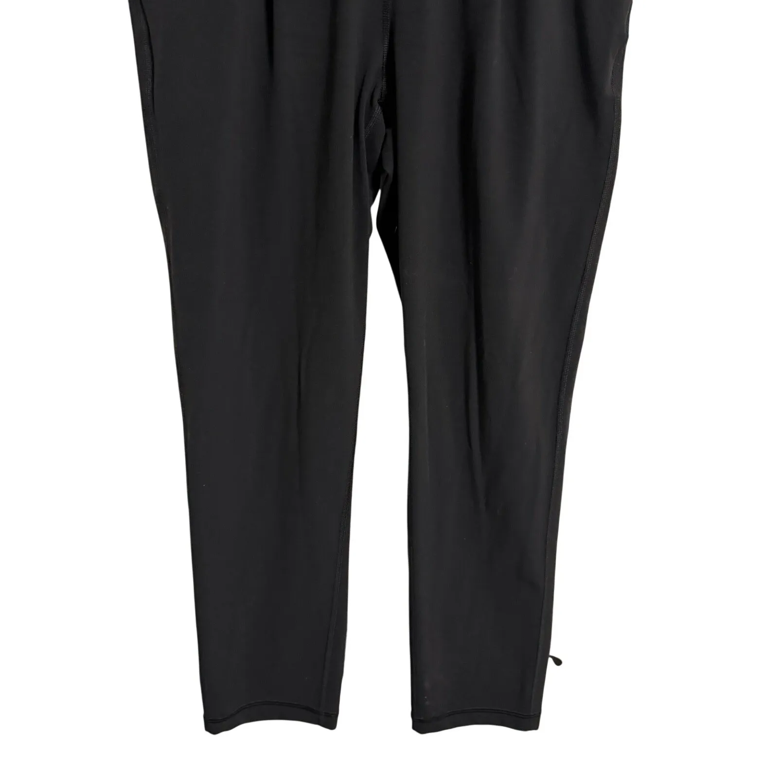 Athleta Elation Pant Black High Rise Wide Leg Cropped Yoga Activewear Women M - Image 4