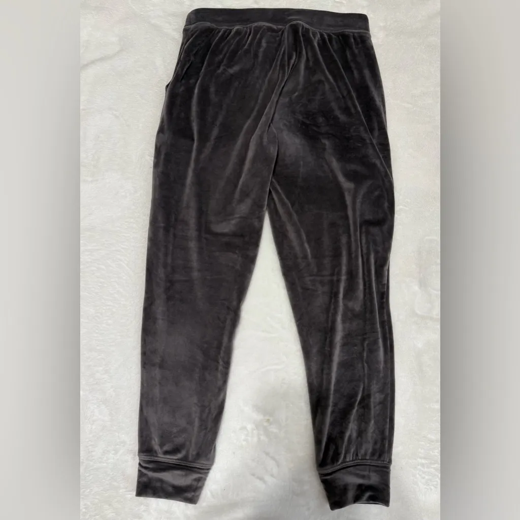 House of Harlow 1960 x Nicole Richie Gray Velour Jogger Pants Size M - Image 5