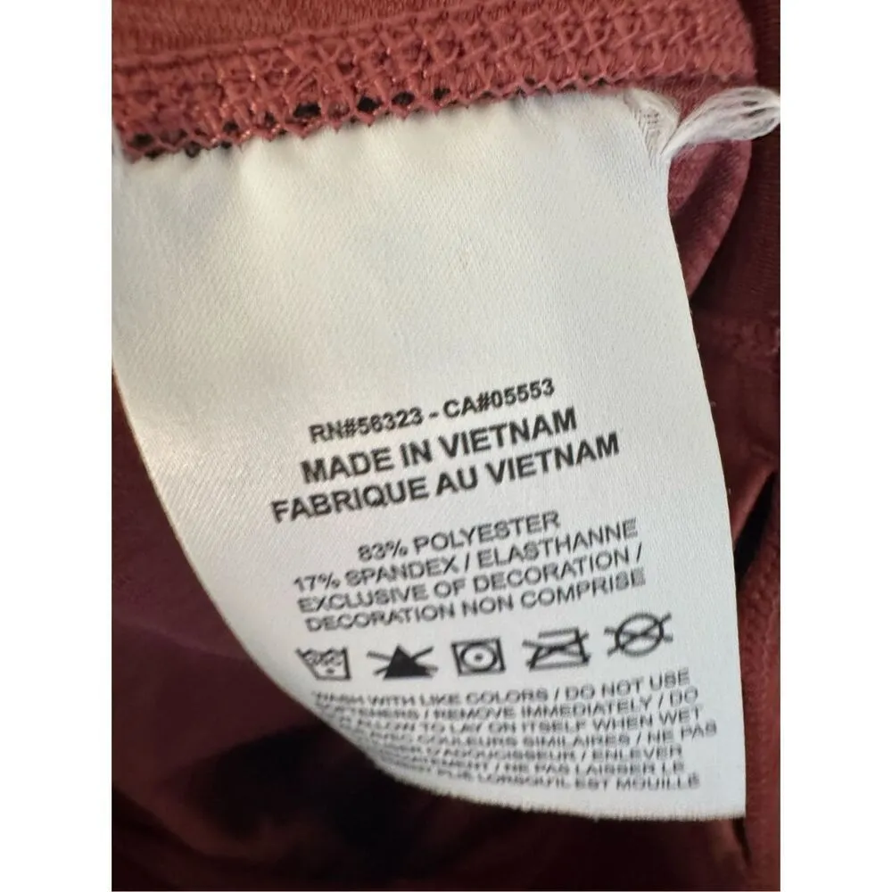 NIKE Dri Fit women’s heathered high rise pants sz S active gym - Image 9