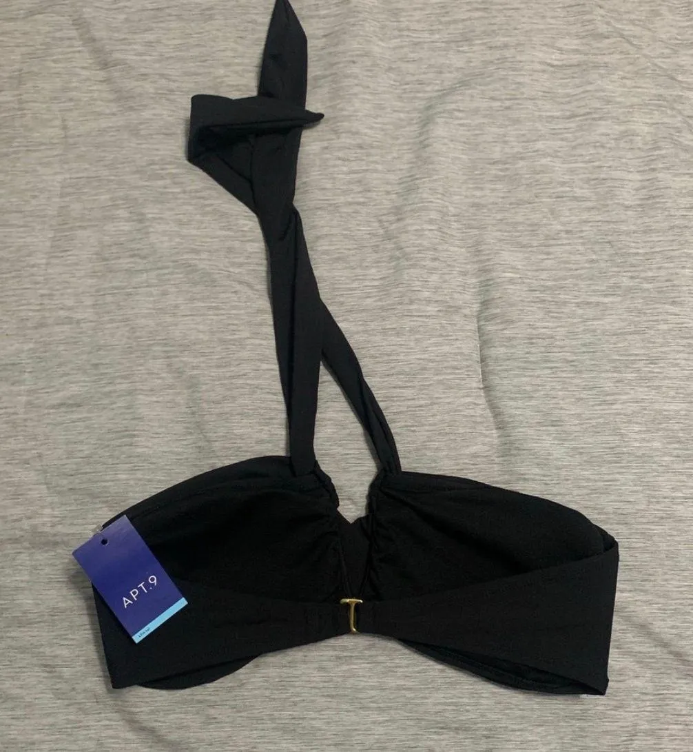 Apt. 9 Black Bikini Top - Image 2