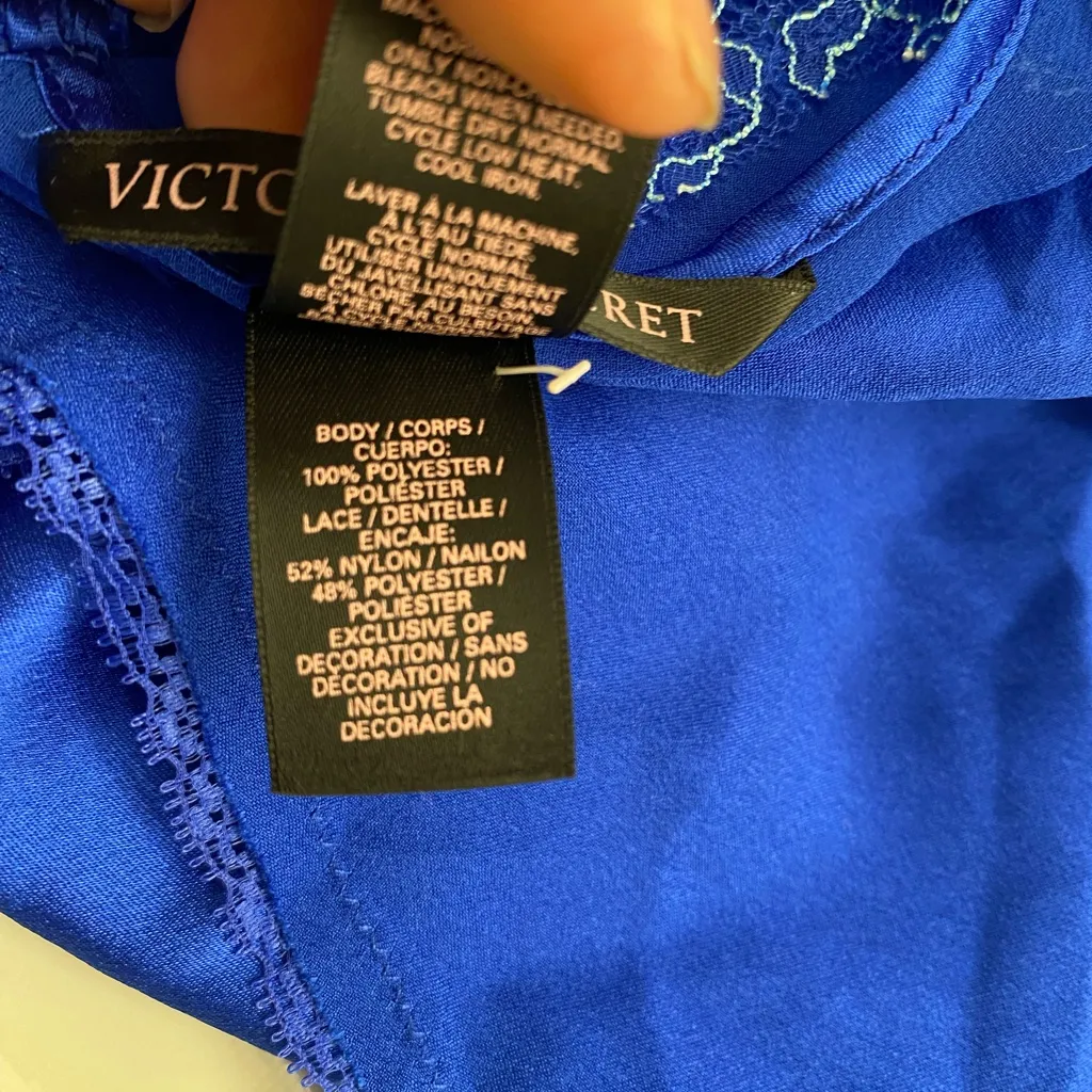 Victoria's Secret Royal Blue Lace Design - Image 8