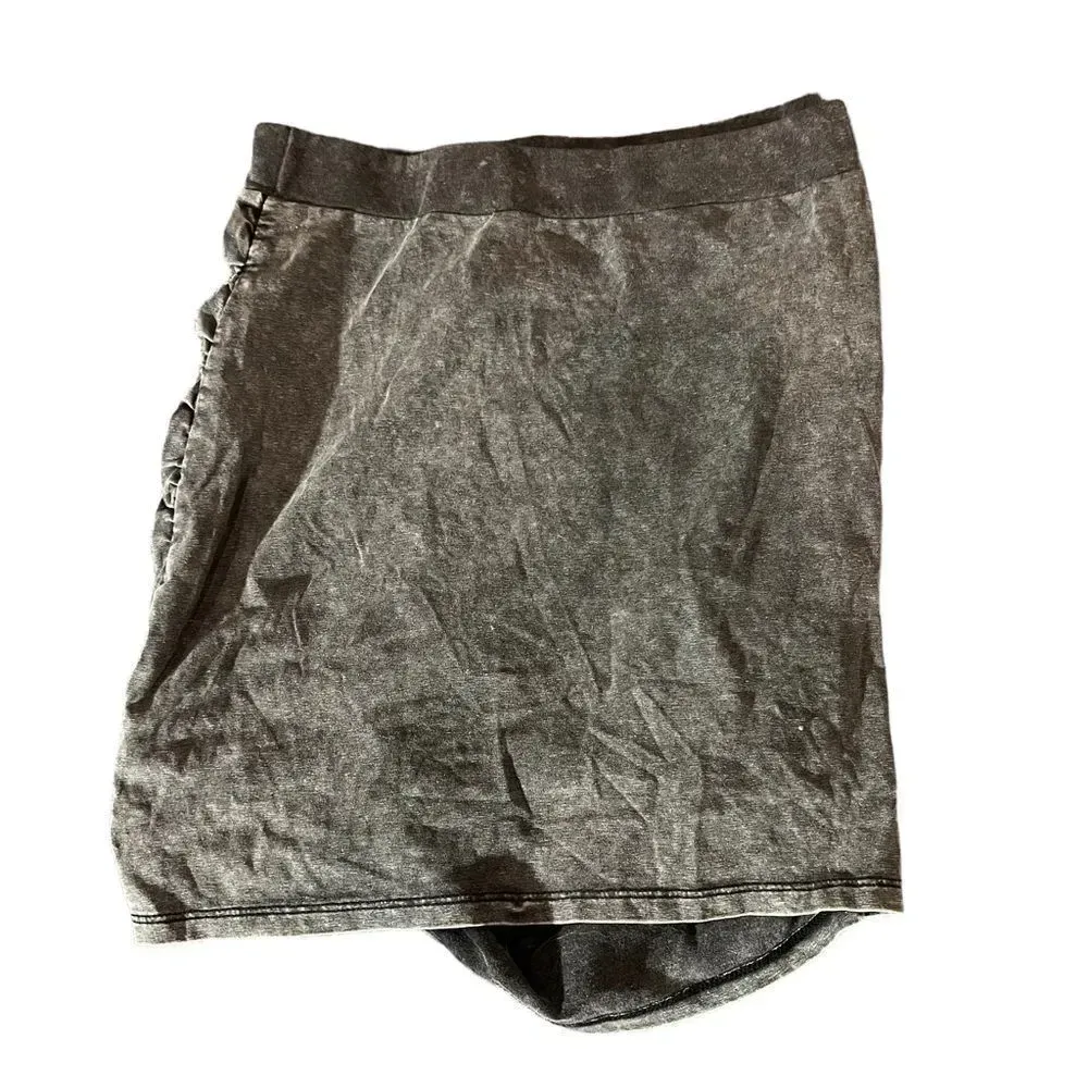 Le lis  Grey scrunched Mini Skirt‎ Size Small - Image 3