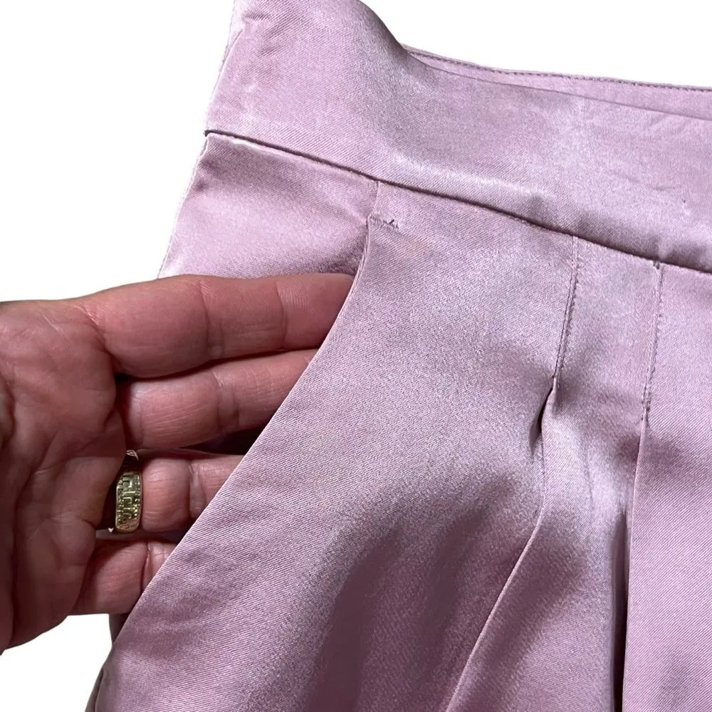 A.L.C.  Pink Skinny Leg Pants High Rise Cropped Size 2 Clean Girl Retro 70's - Image 7