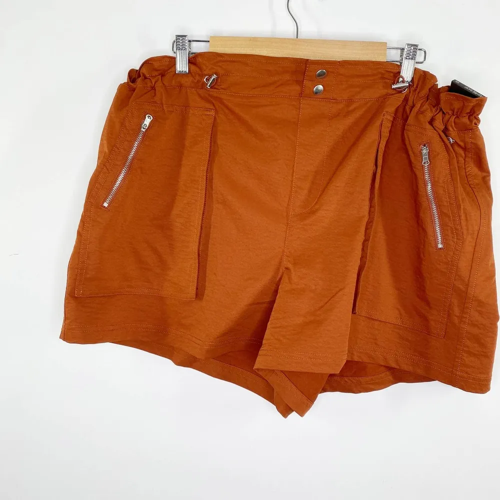 CALIA Carrie Underwood Paperbag Carmelized Walnut Shorts Women's Size XXL NWT - Image 17
