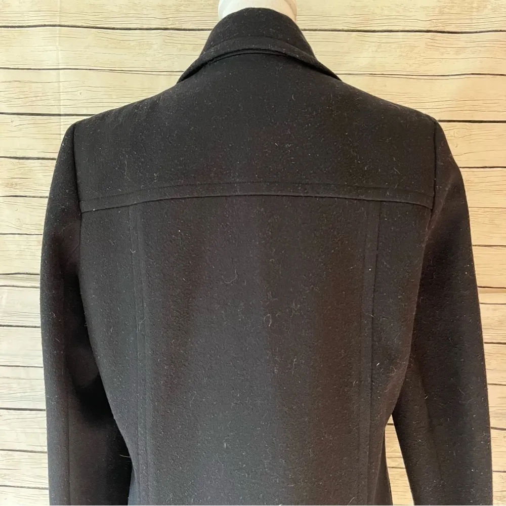 Vintage Pendleton Wool Double Breasted Trench Coat Size 12 - Image 6