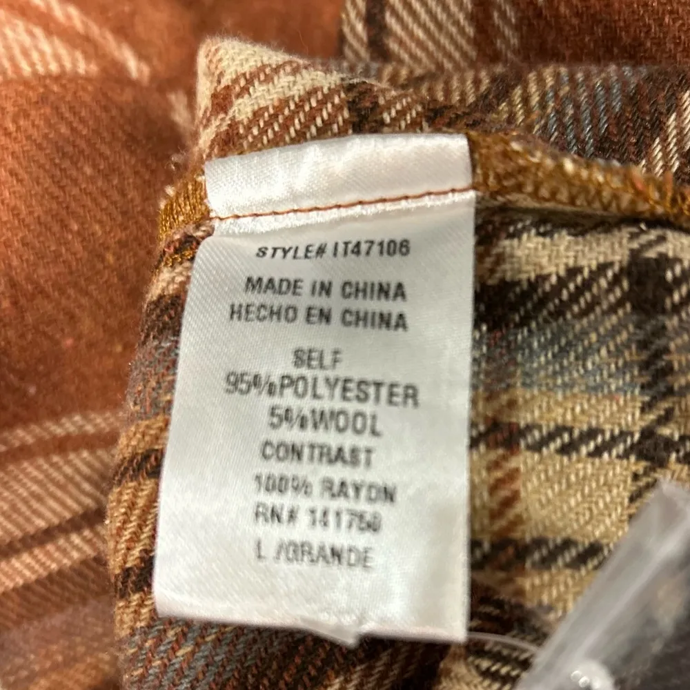 Orange‎ creek LA plaid shacket - Image 4