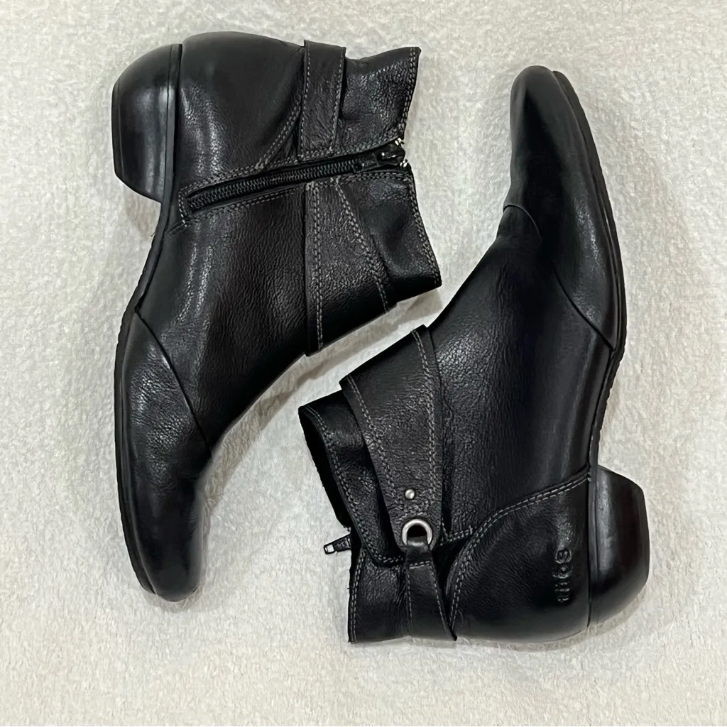 Taos Black Addition Leather Ankle Boot Size 9.5 - Image 8