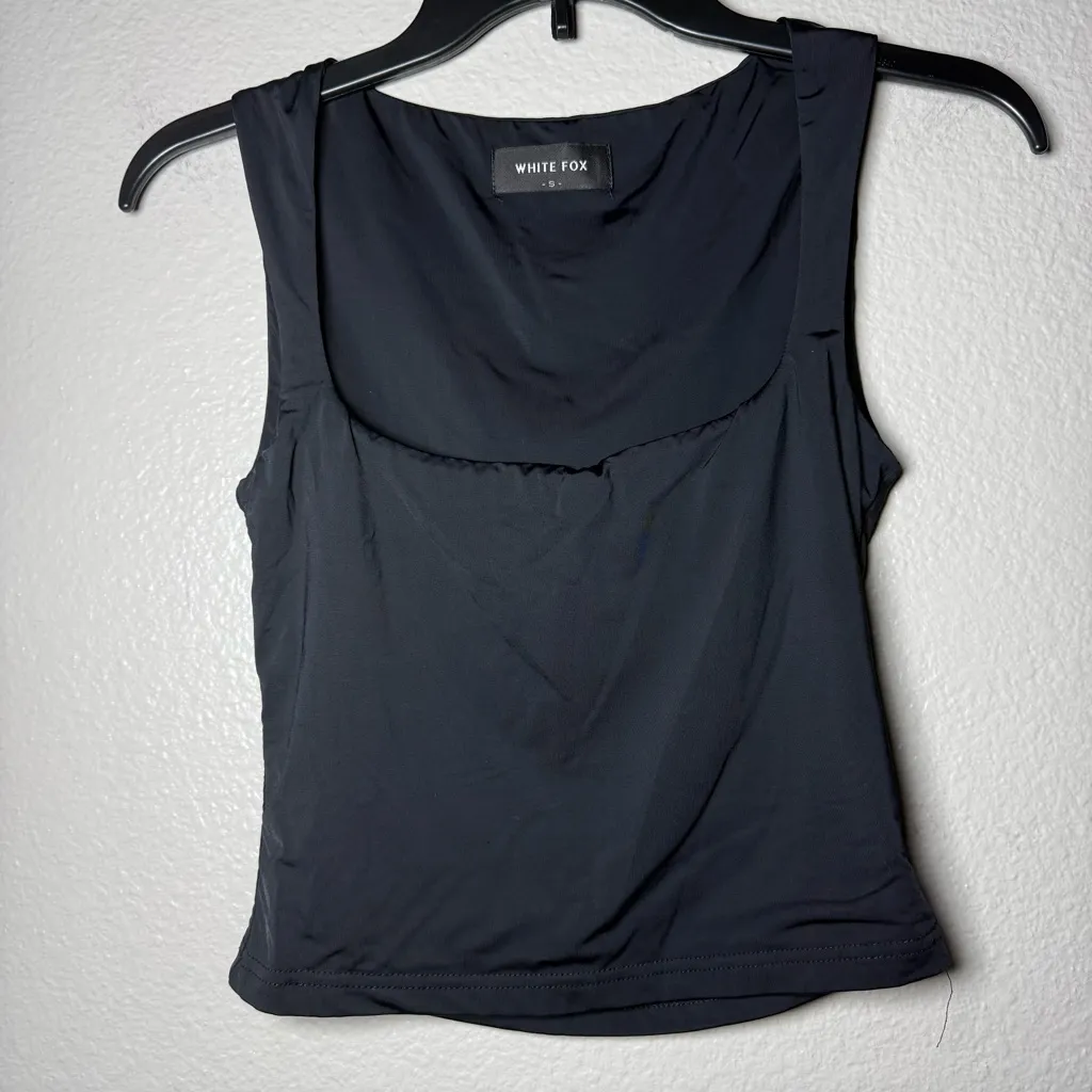 White Fox I can be yours Sleeveless  Top SZ:S - Image 2