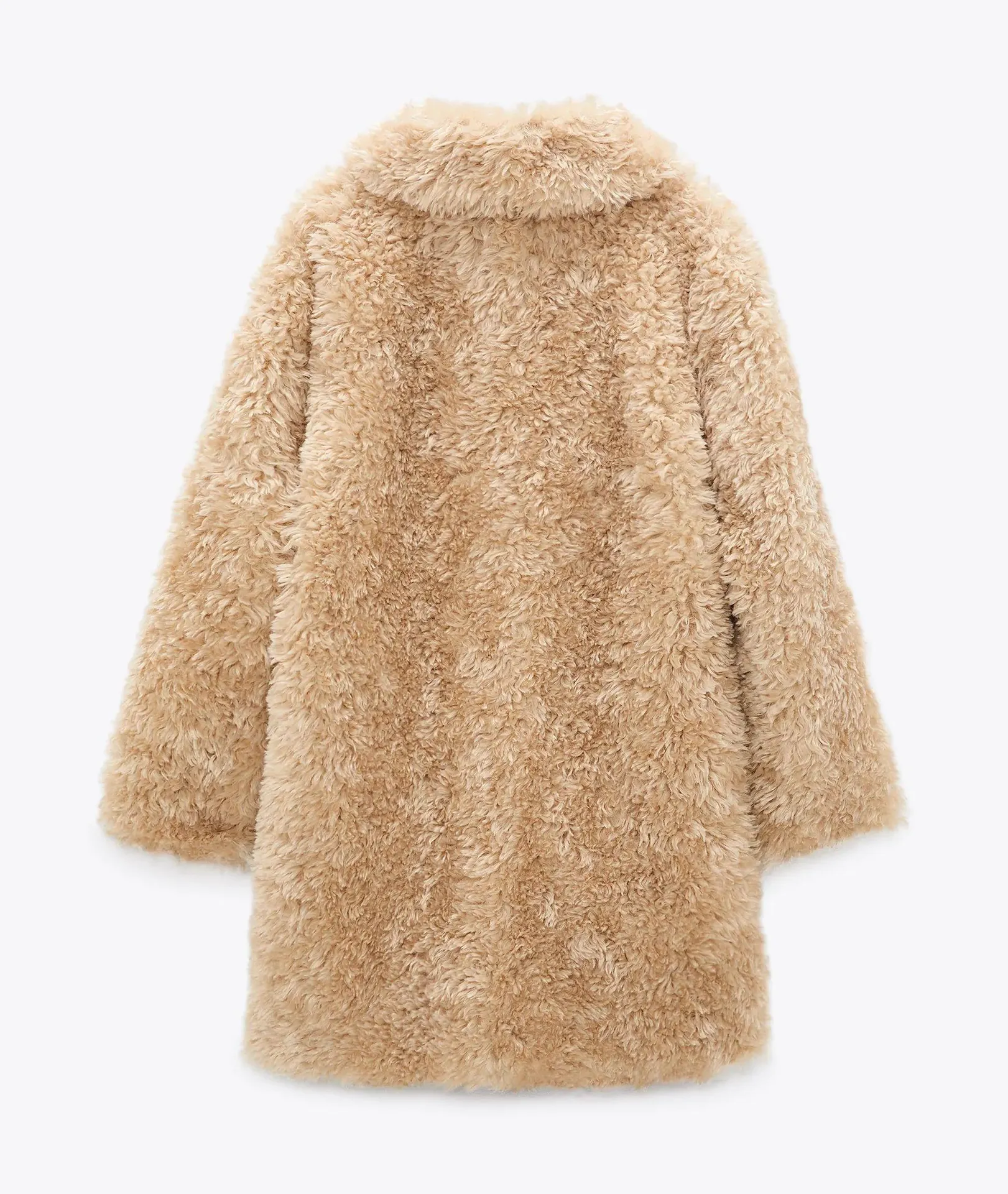 NWT  Bloggers Fav Faux Fur Beige Coat - Image 5