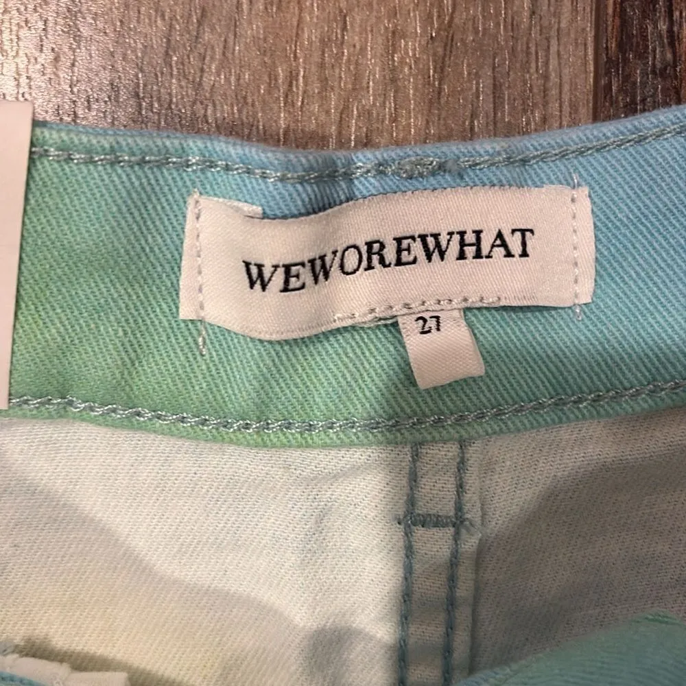 We Wore What Tie Dye Flare Bell Short, NWT - Image 6