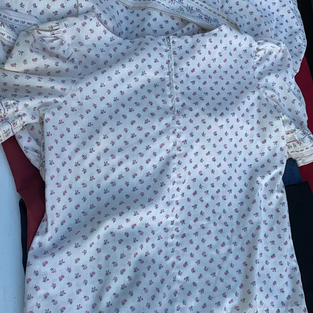 Vintage skirt and blouse set Size M - Image 5